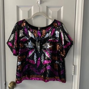 Sequin top